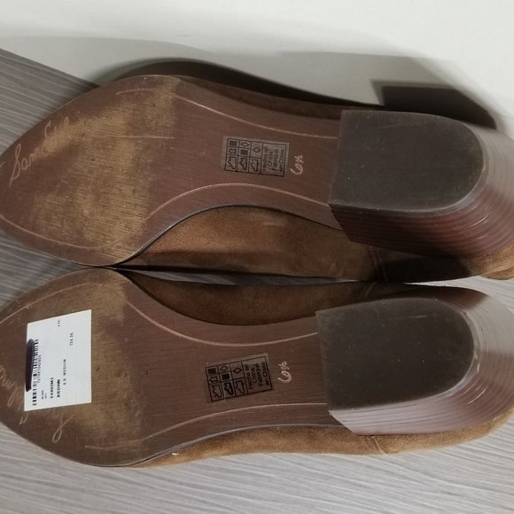 Sam Edelman Ressa Bootie, Brown Suede & Fabric, Womens Size 6.5 M / 36.5 - Picture 9 of 12